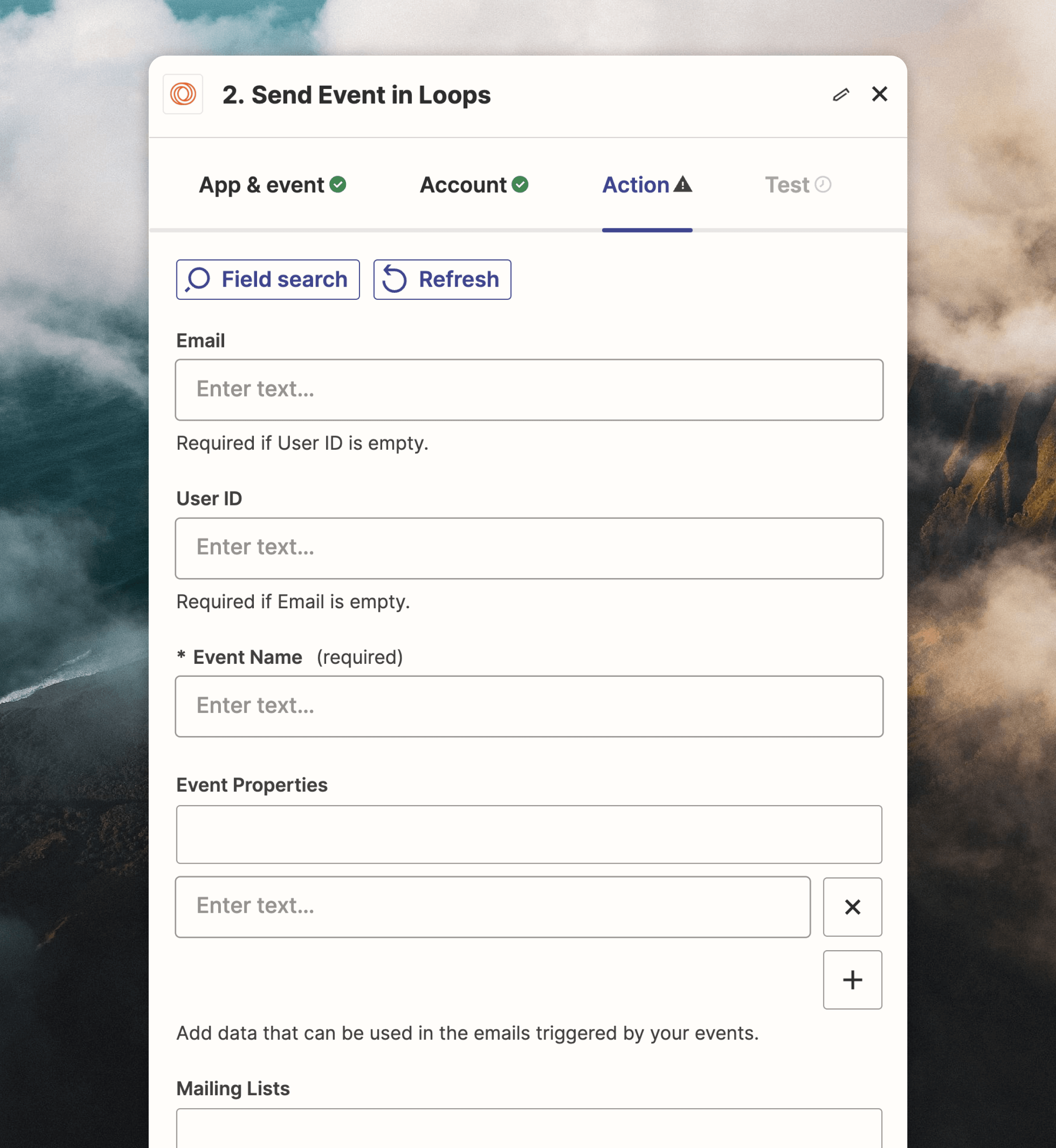 Send an event