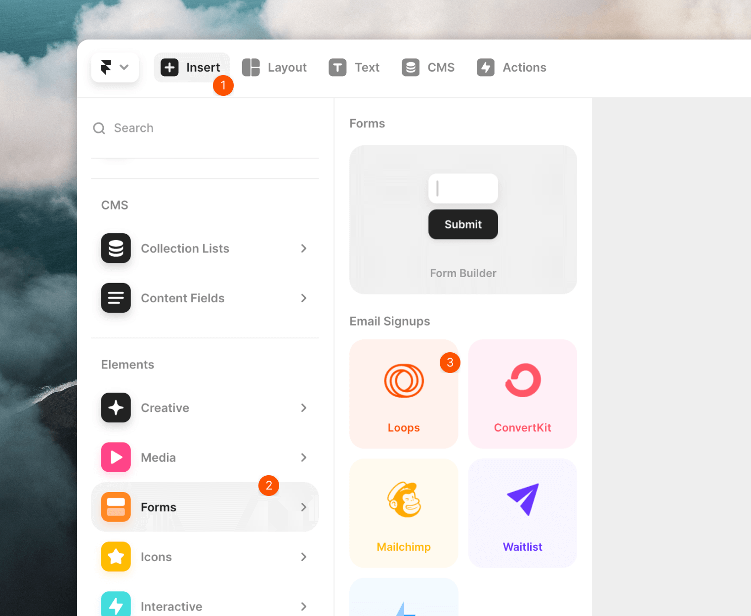 Framer Loops component