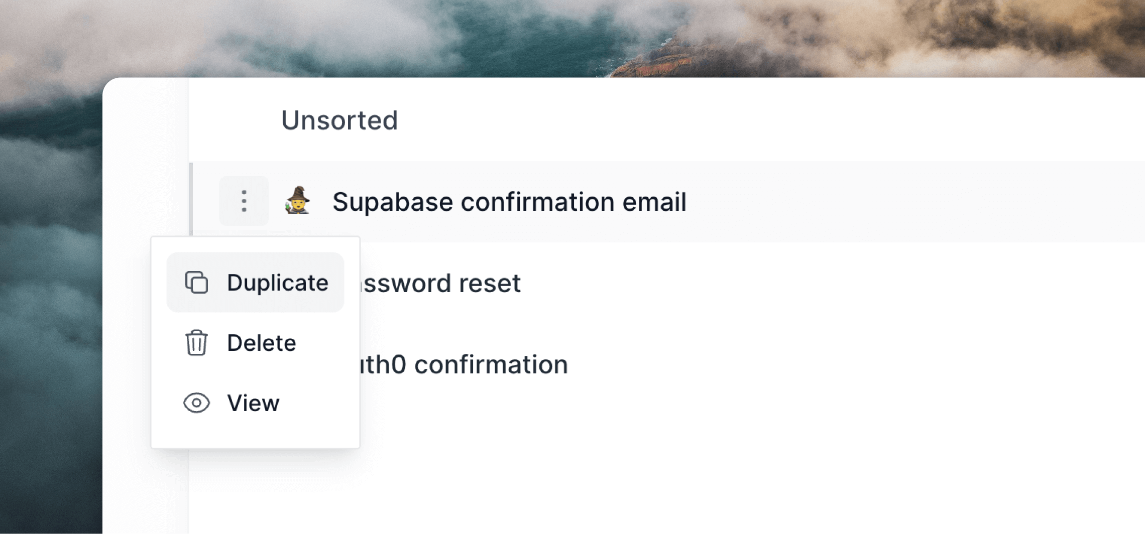 Duplicating emails