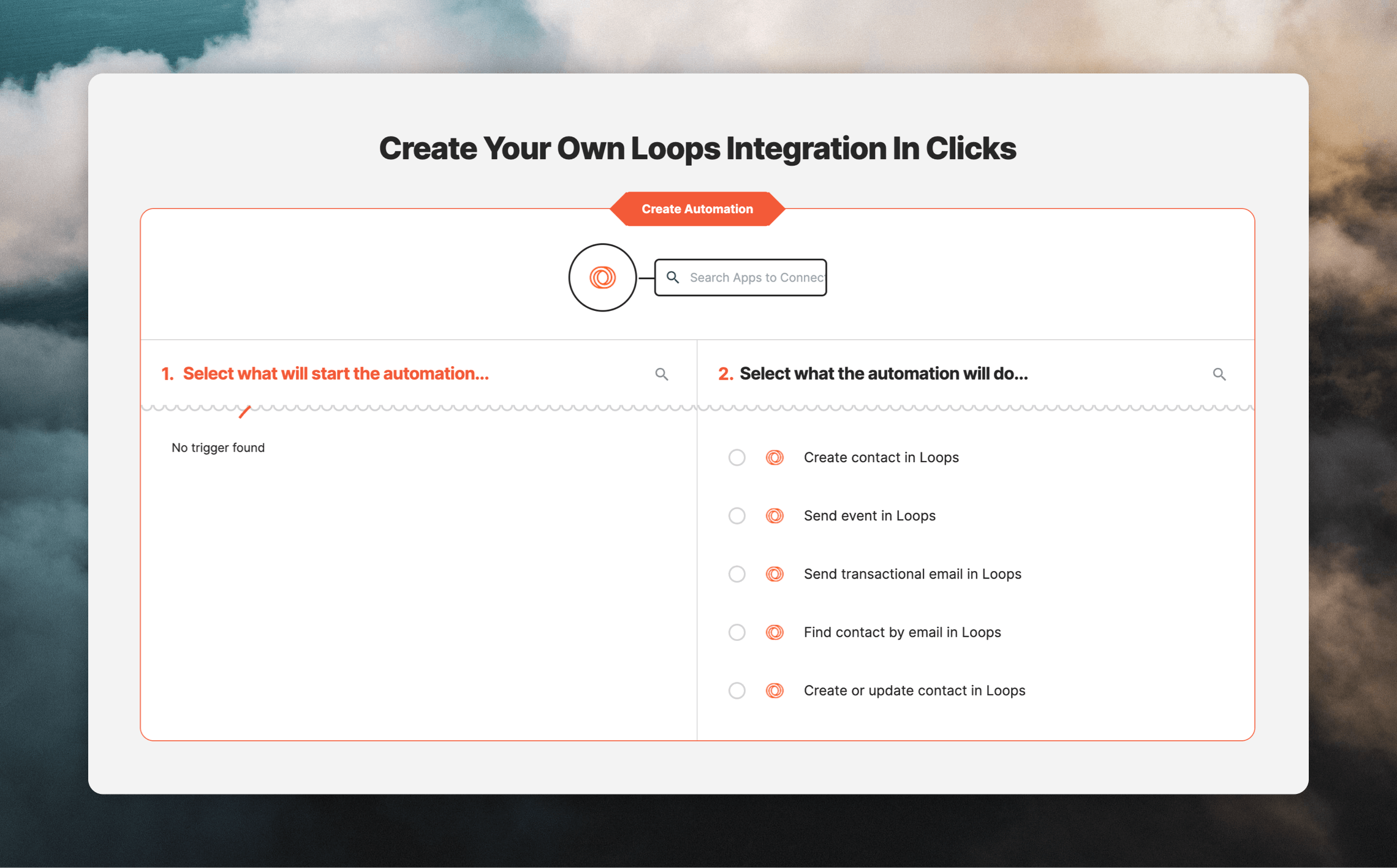 Add an automation in Integrately