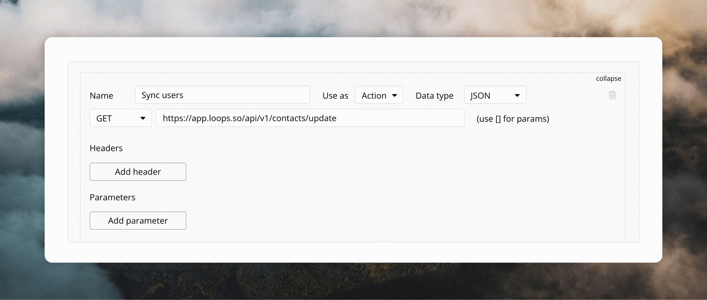 Add an API call