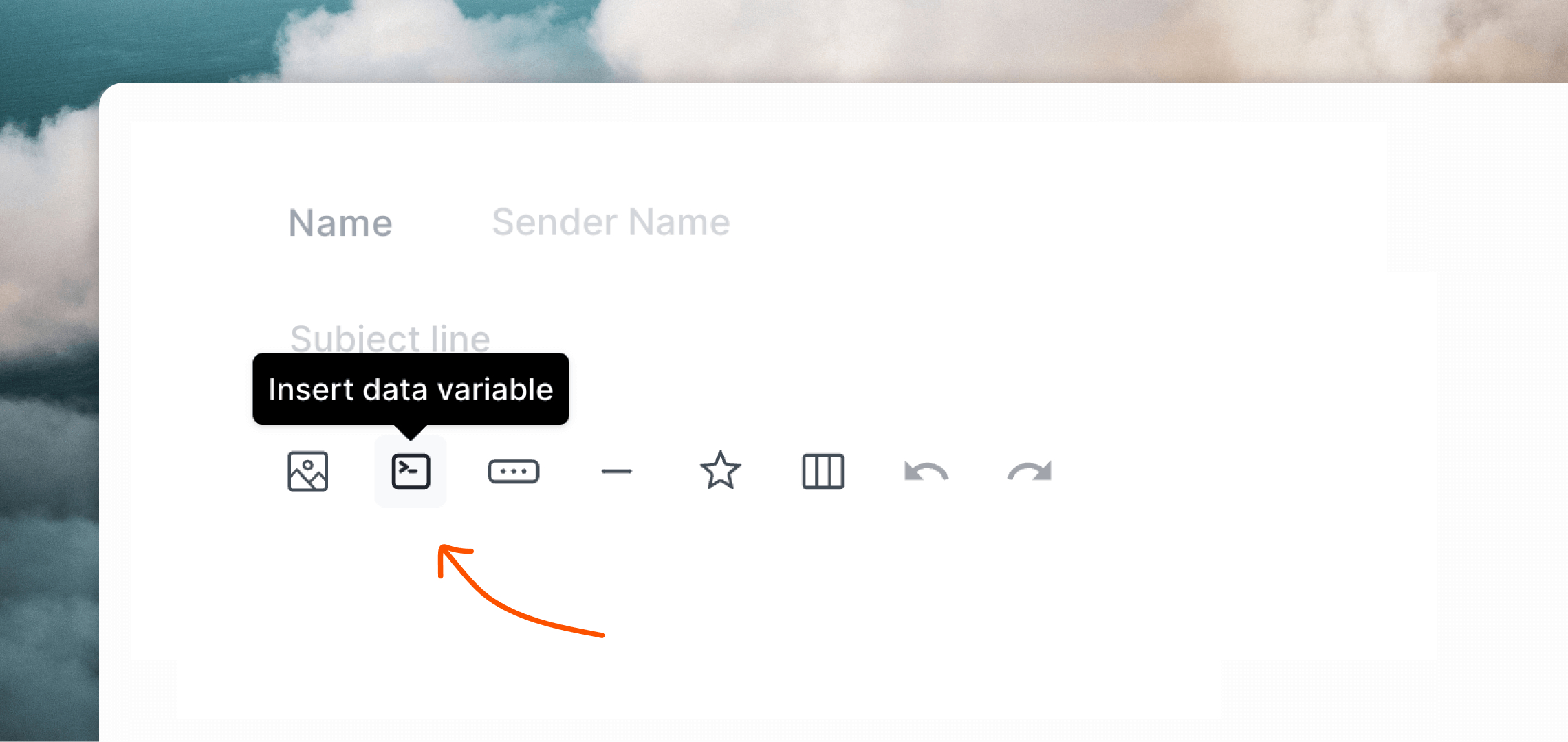 Add data variables