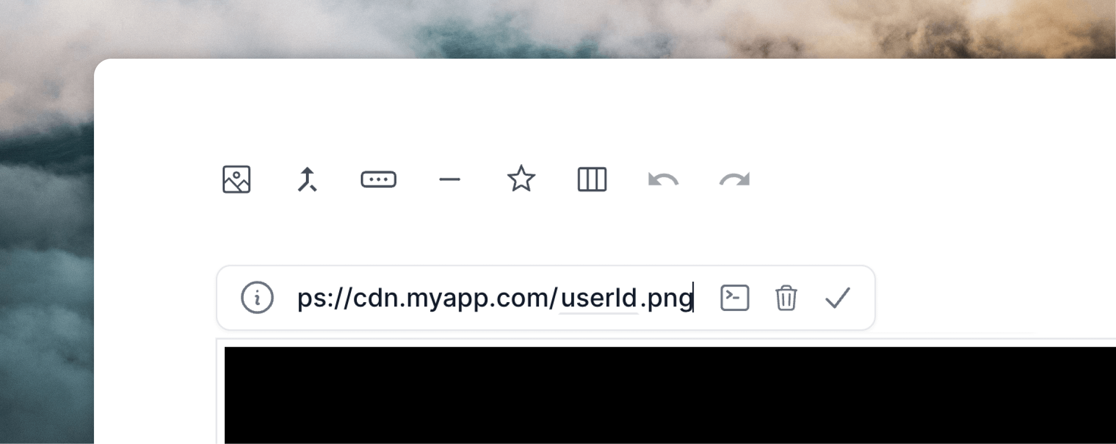Adding a dynamic image URL