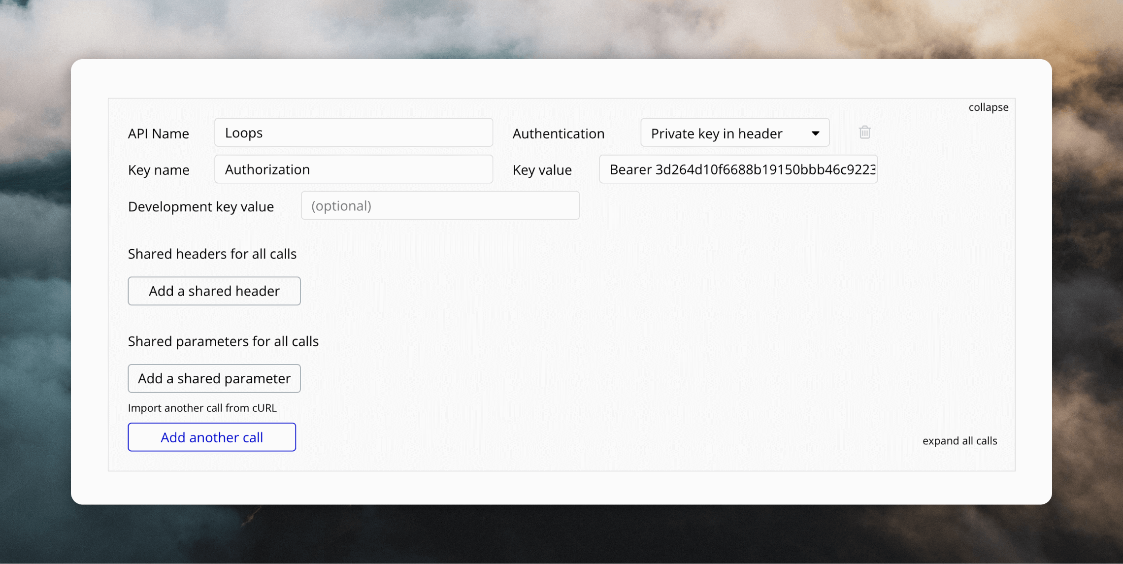 Add the Loops API