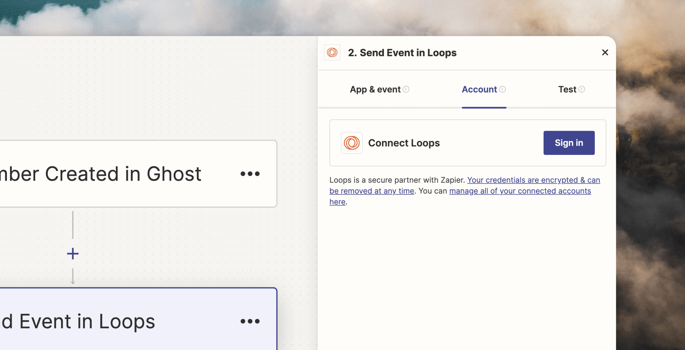 Sign in to Loops