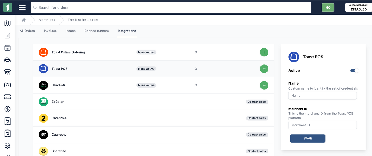 2. How to add the Toast Integration on FIRST 