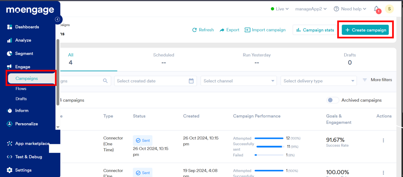 How to pass contacts from MoEngage to Mailmodo