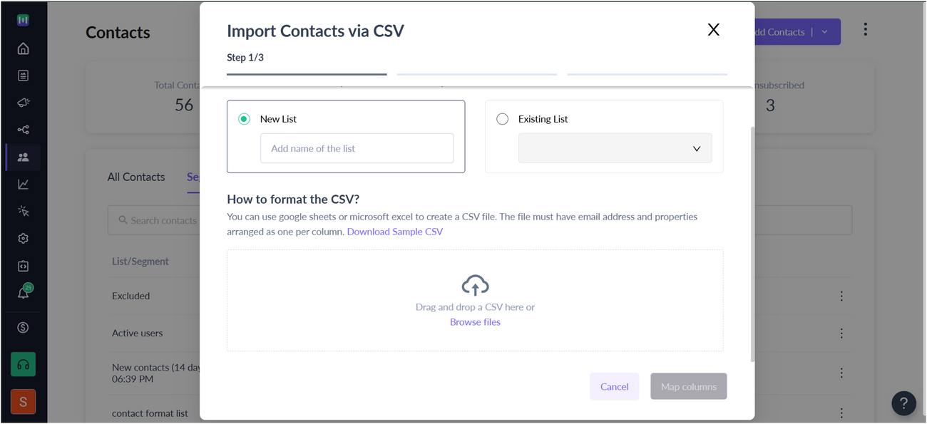 User Properties in Mailmodo