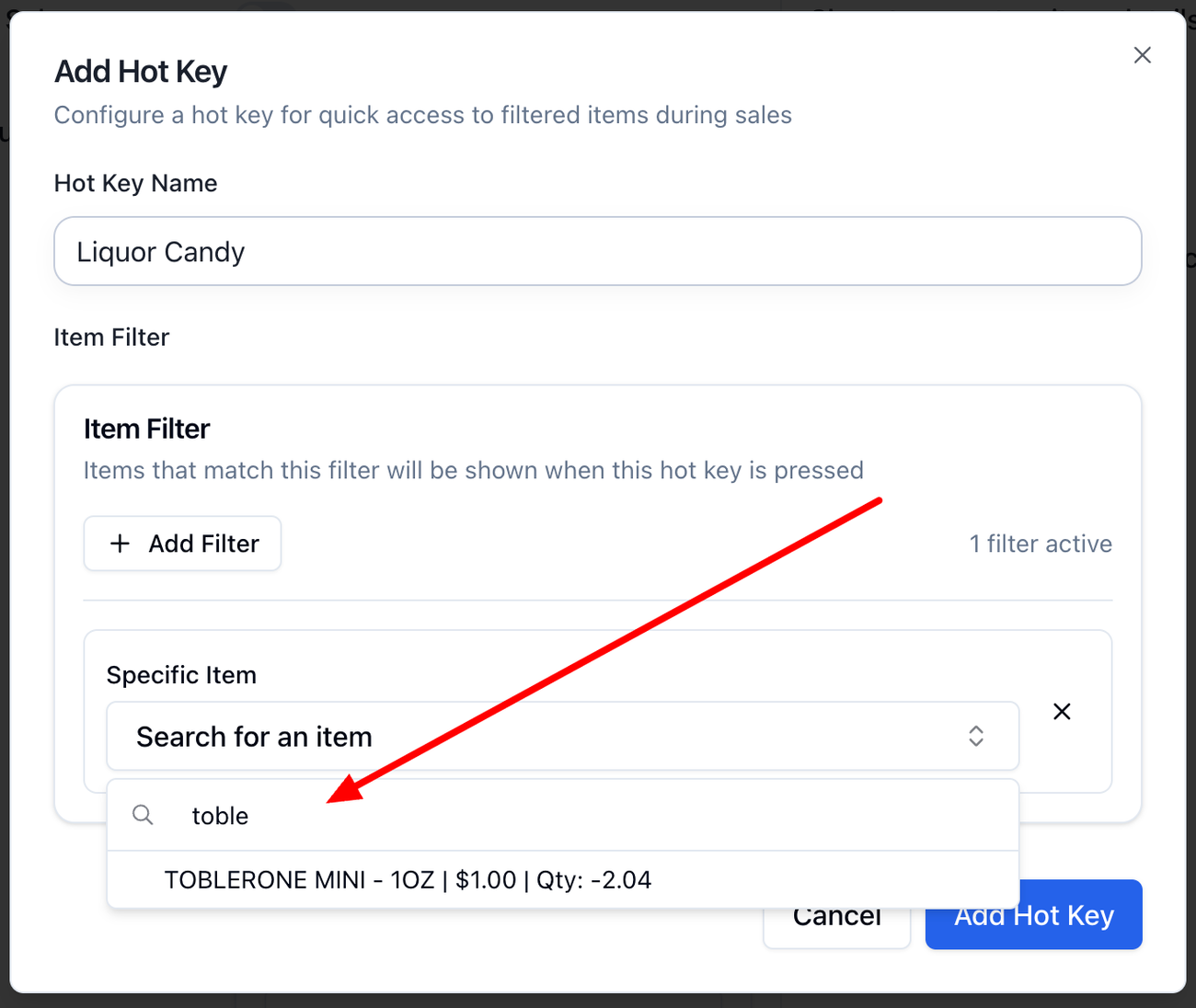 Creating/Deleting Hot Keys