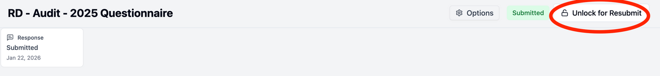 How to Resubmit Your Response? 