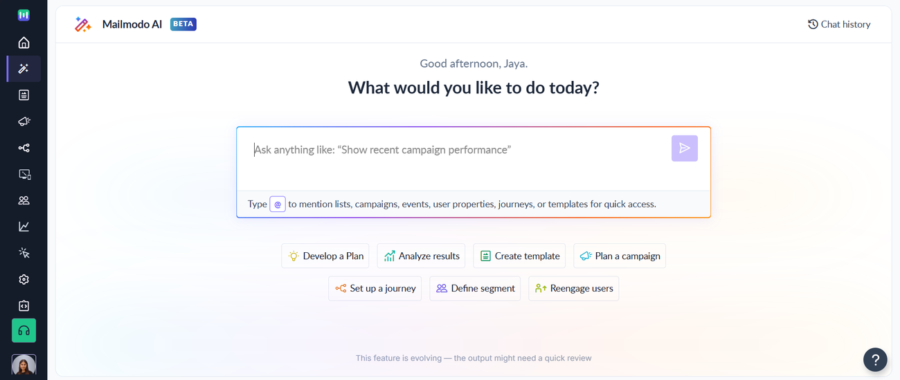 Generate Subject Line and Preheader Using Mailmodo AI