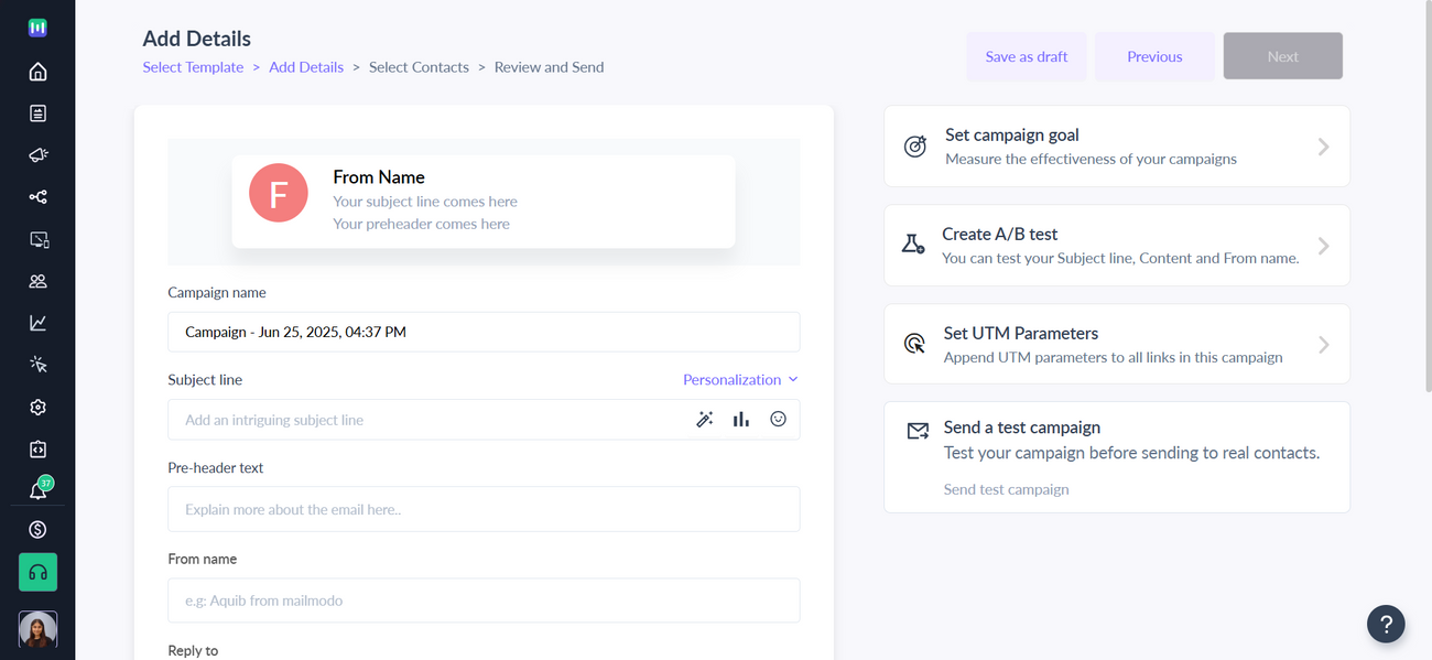 How to export template submissions and create leads in HubSpot from Mailmodo
