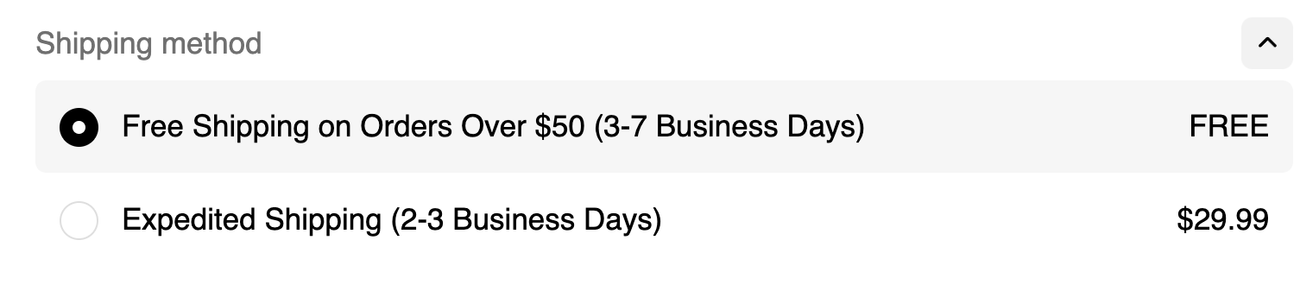 Do you offer expedited shipping?