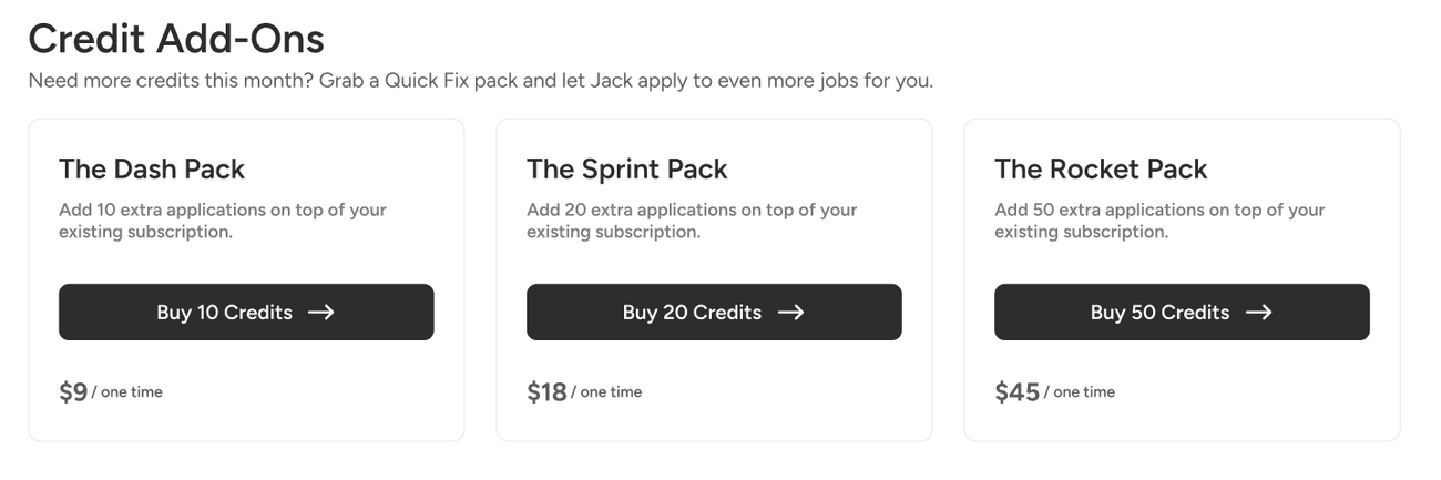 Can I buy more credits?