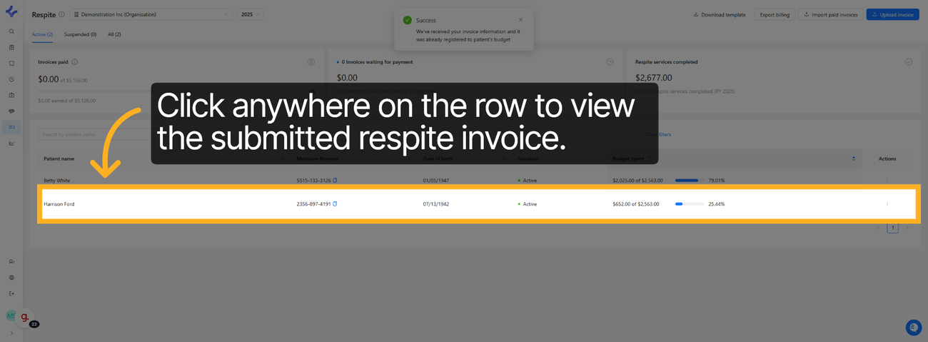 Log Respite Invoices Efficiently in Crosby Health | Crosbyhealth 1dn7h3ql5j