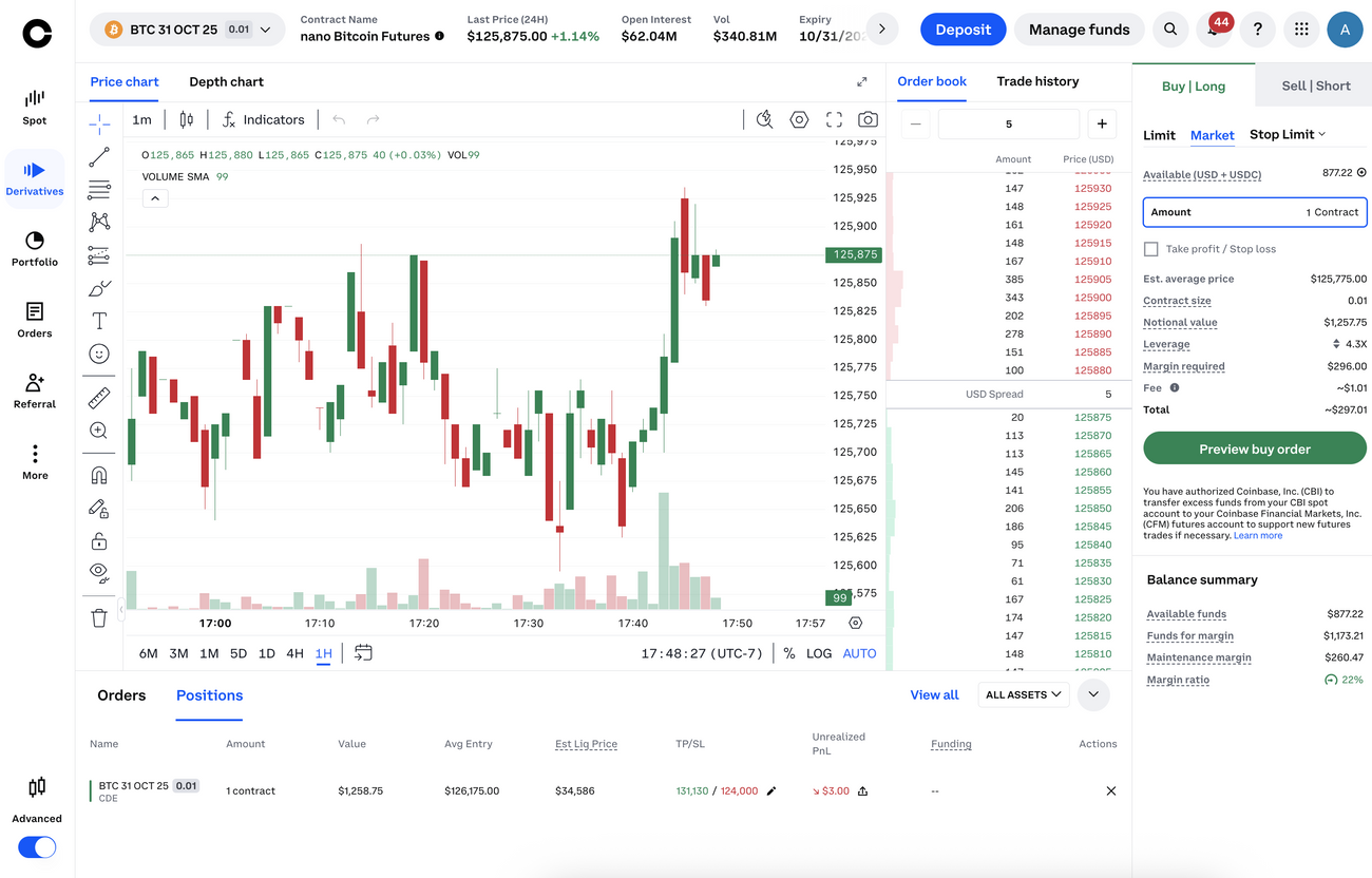 Coinbase (Perpetual Futures) API Setup