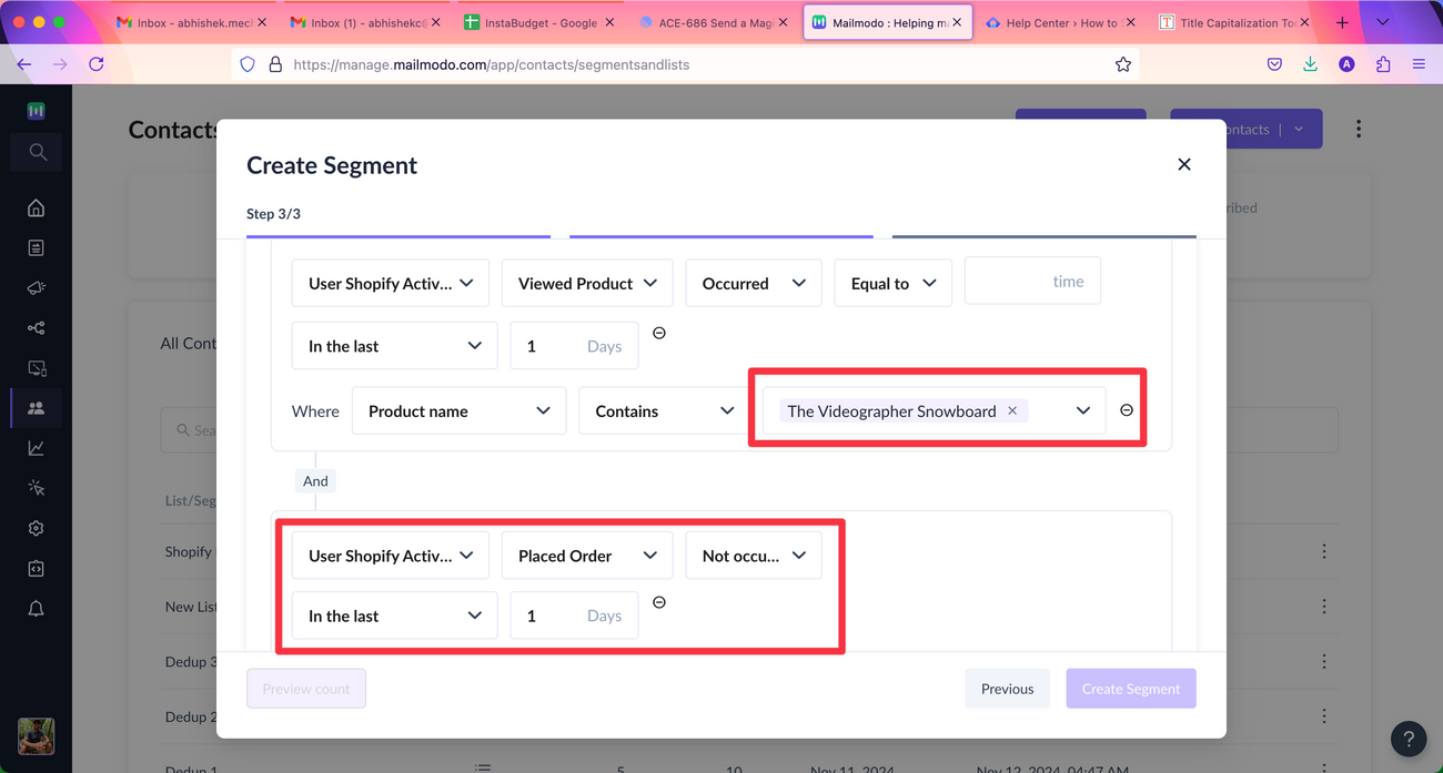 How to Send Browse Abandoned Campaigns for High Value Products