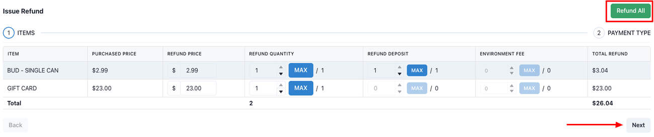 Refunds 