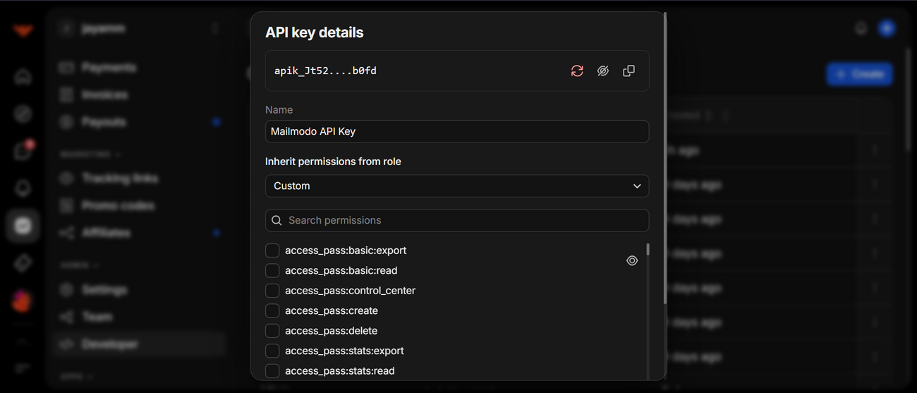 Getting started with Mailmodo via Whop
