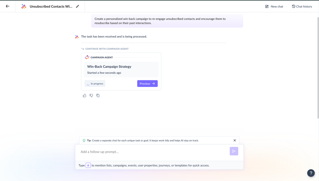 How can I resubscribe contacts to my email marketing campaign?