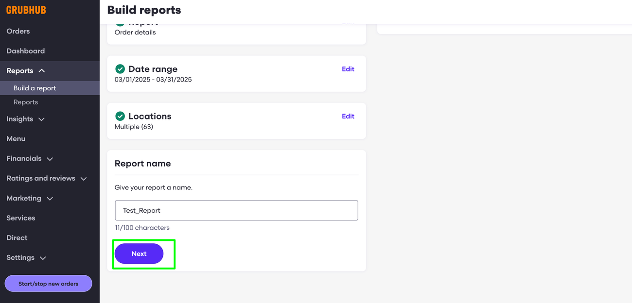 Creating Error Rate Reports on Platforms