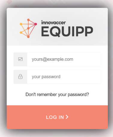 EQUIPP® User Log-In (MFA)
