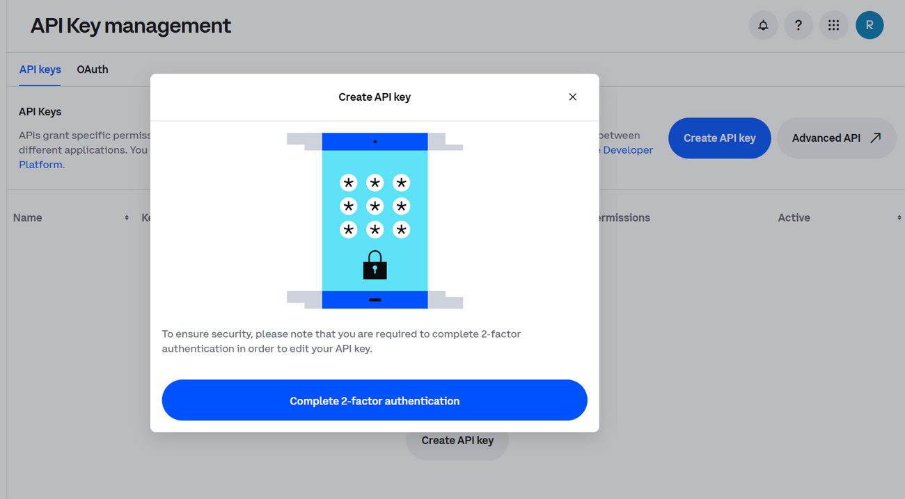 Coinbase (Advanced Trade) API Setup
