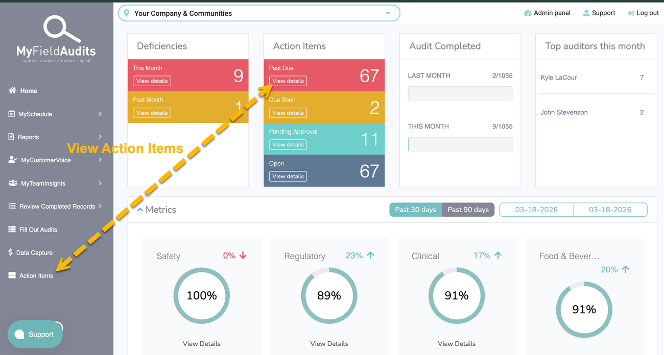  ❗How to Close/Manage Action Items
