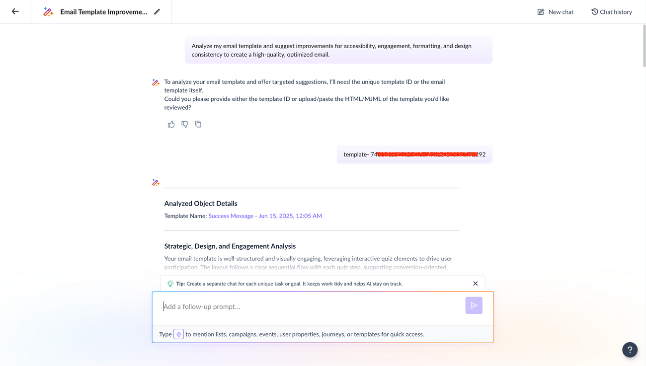 Template Suggestions
