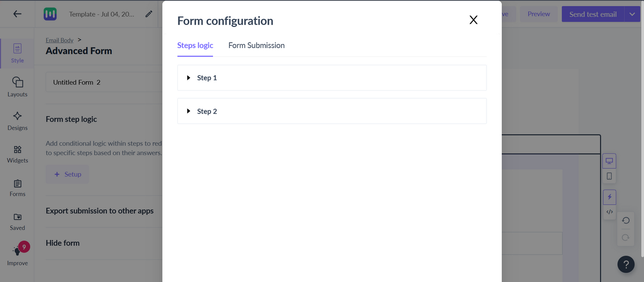 How to configure product recommendation quiz?