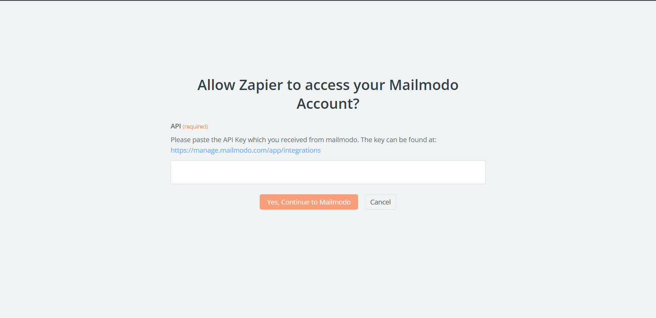 Trigger Journeys in Mailmodo through Zapier