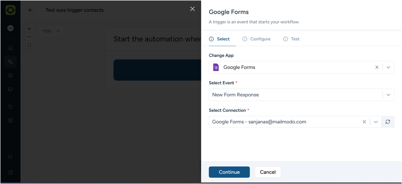 Add contact to list using Suretriggers
