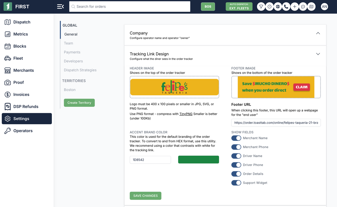 Branding your Tracking Links