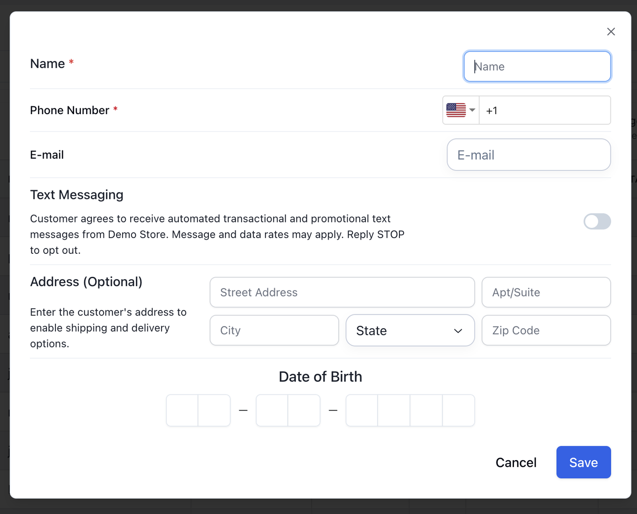 Creating Customers