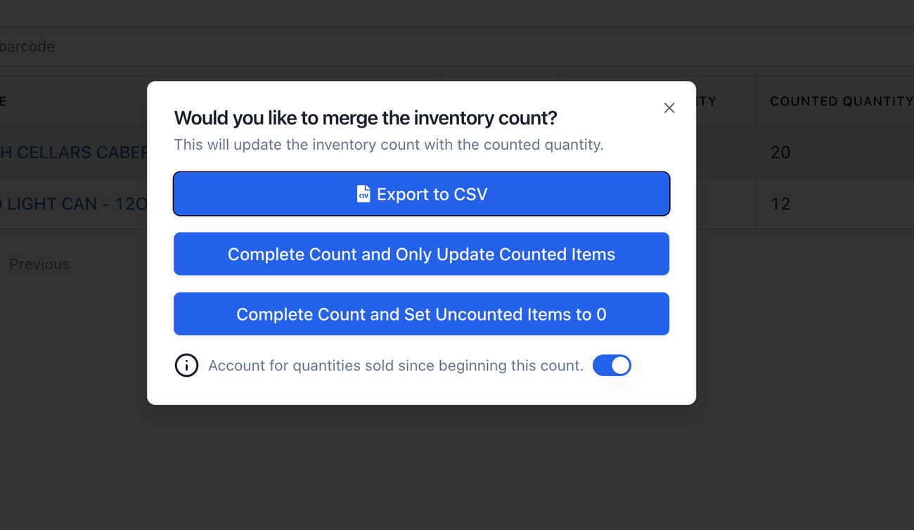 Inventory Counting