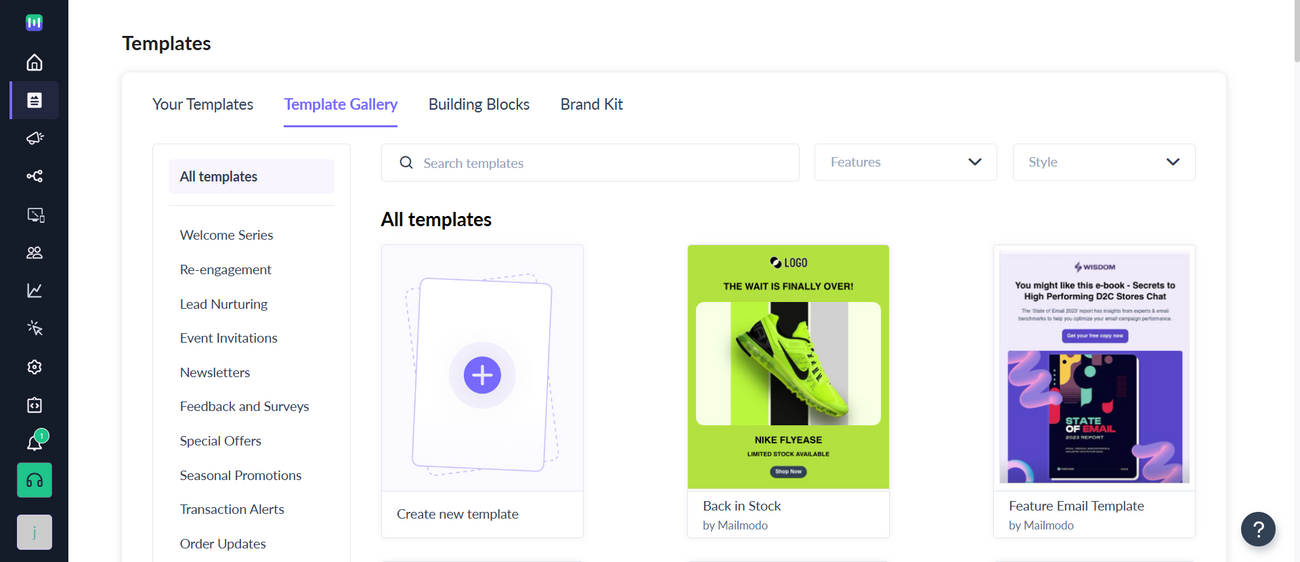 Trigger Journeys in Mailmodo through Influencerbit