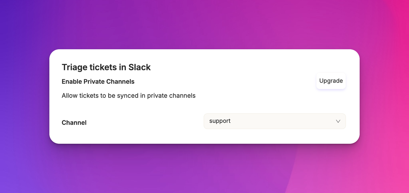 Setting up Slack Triage