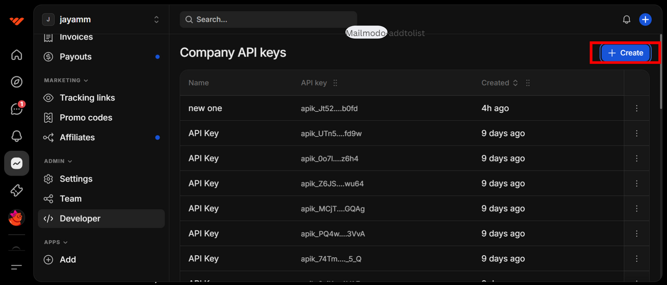 Getting started with Mailmodo via Whop
