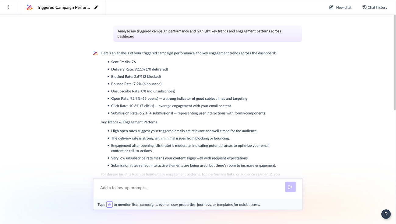 Trigger Campaign Dashboard