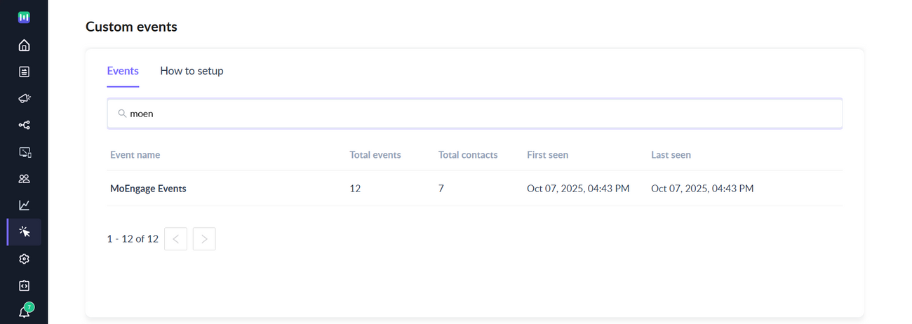 How to pass data from MoEngage to Mailmodo as custom events
