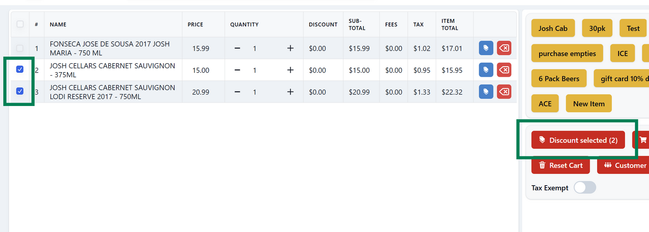 Manual Discount Rules