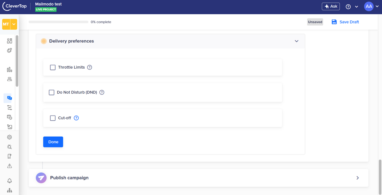 How to pass contacts from Clevertap to Mailmodo