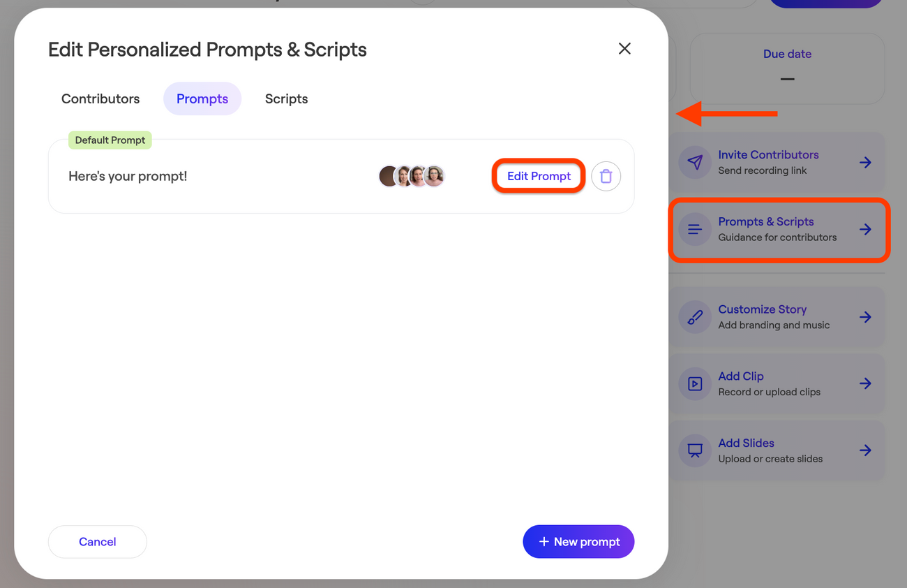 How to Personalize Prompts for Specific Contributors
