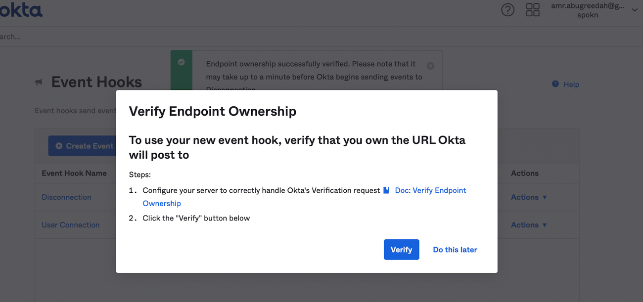 Okta User Management