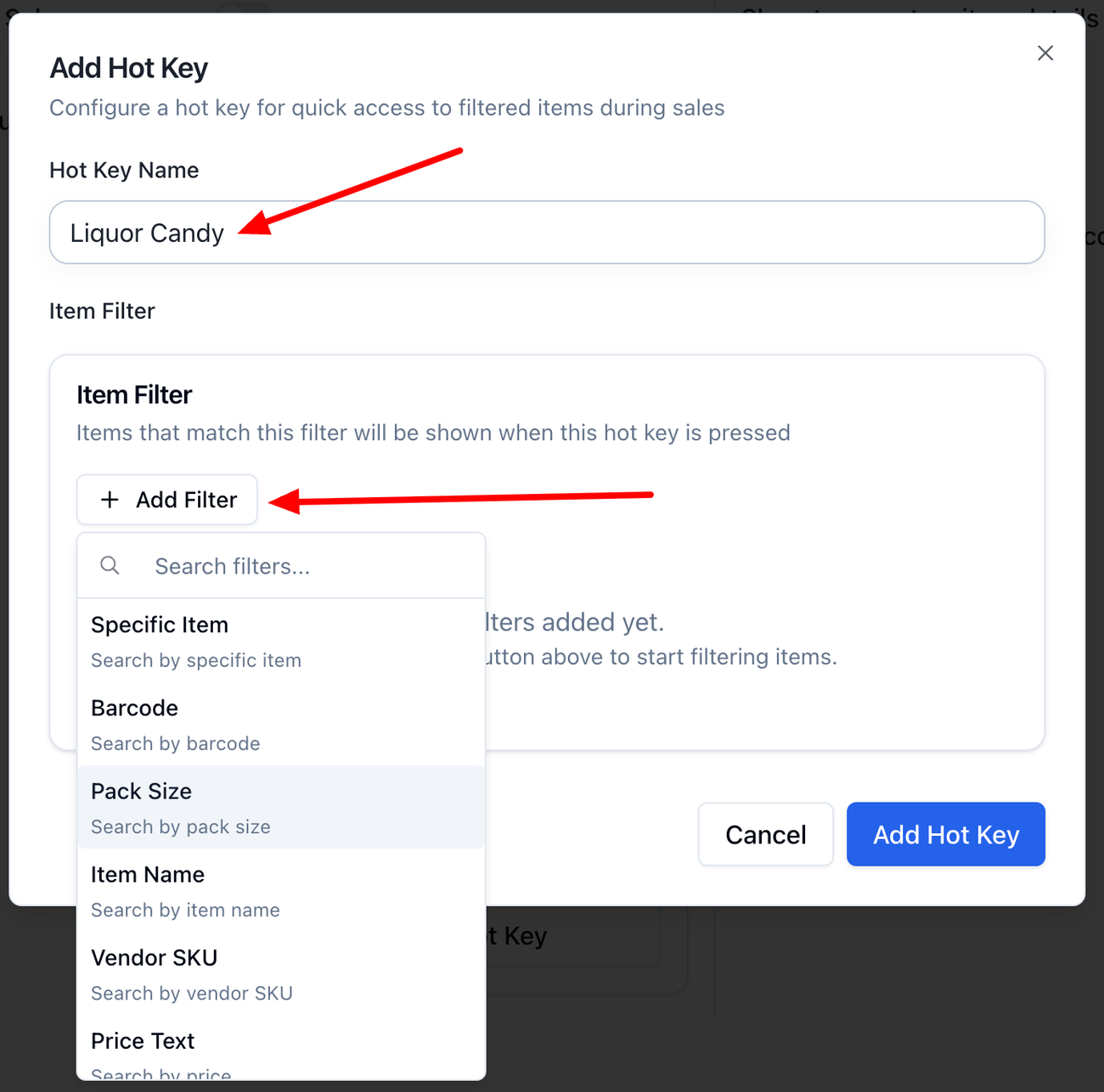 Creating/Deleting Hot Keys