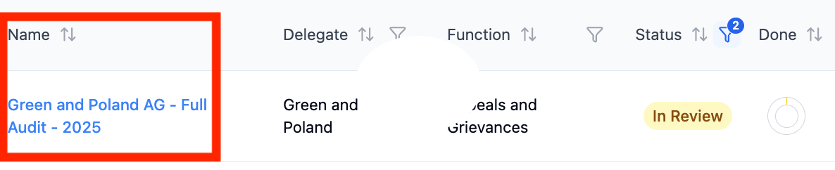 Audit Tool l For Auditors