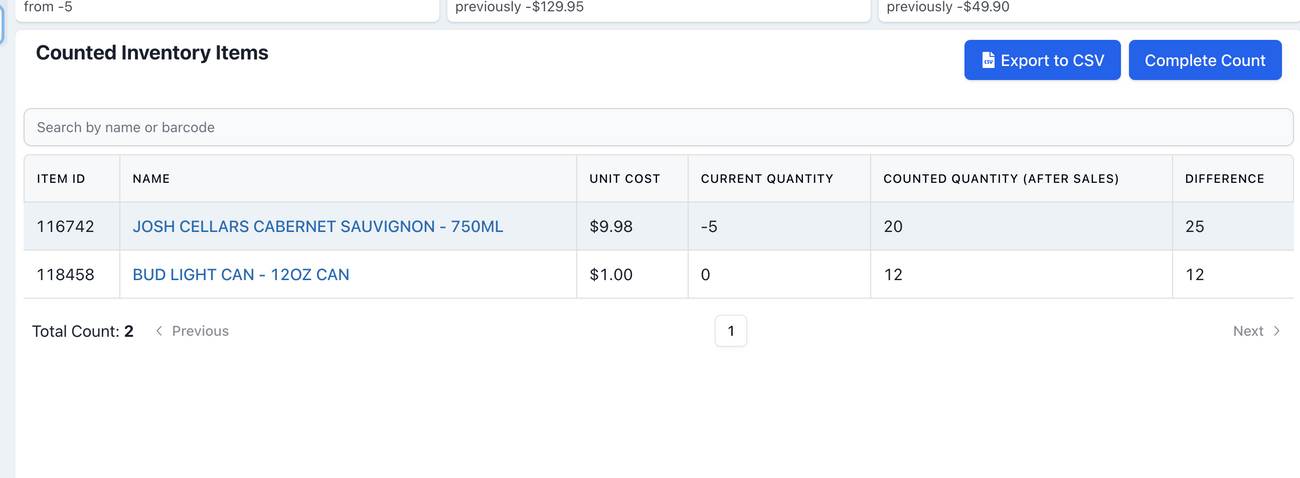 Inventory Counting