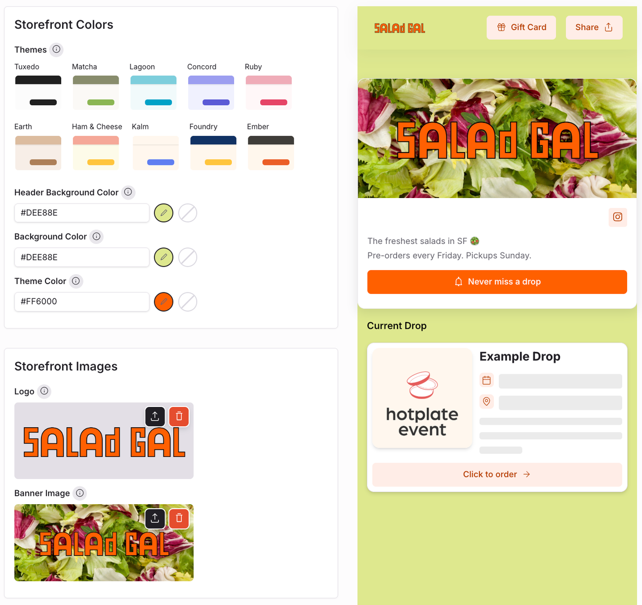 How to customize your storefront