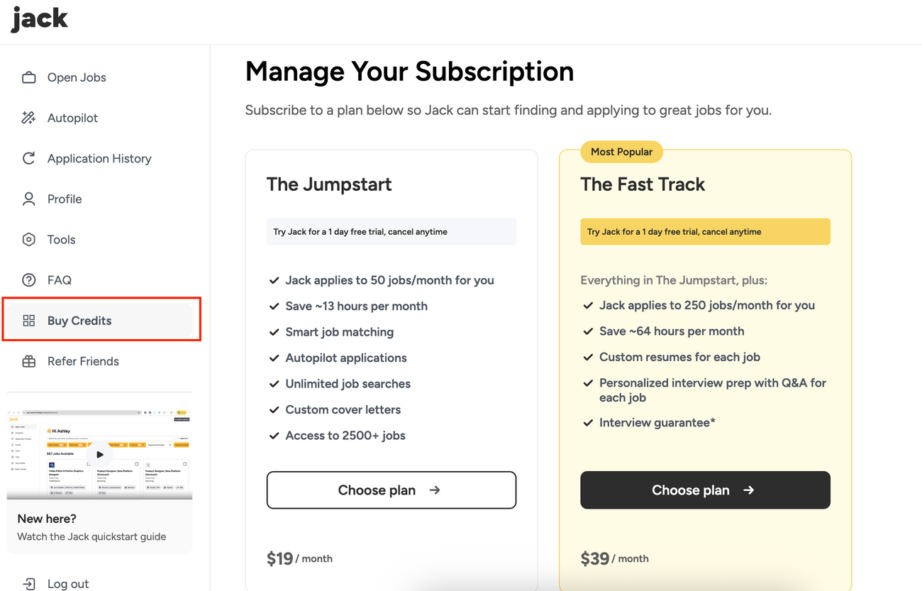 Can I buy more credits?