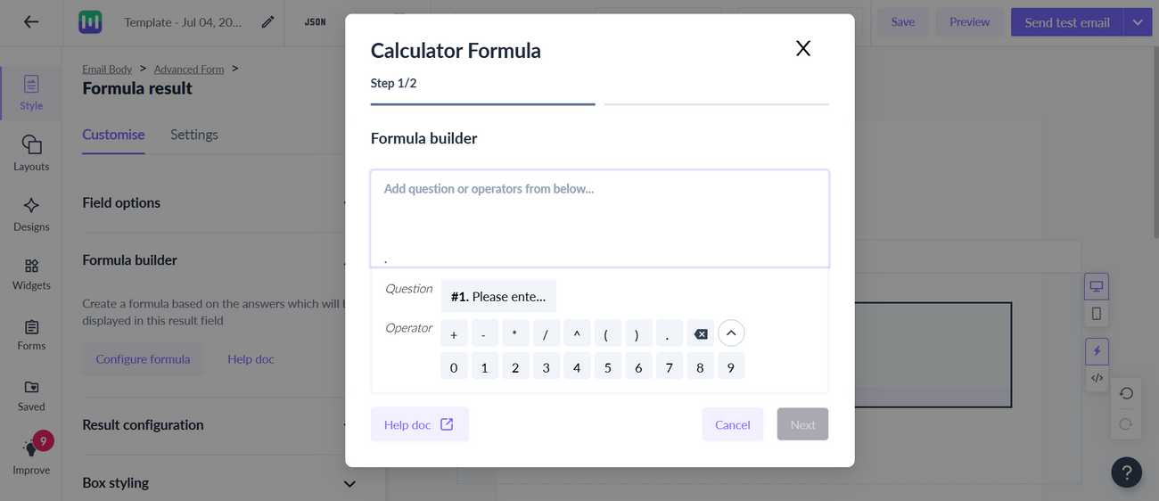 How to configure product recommendation quiz?
